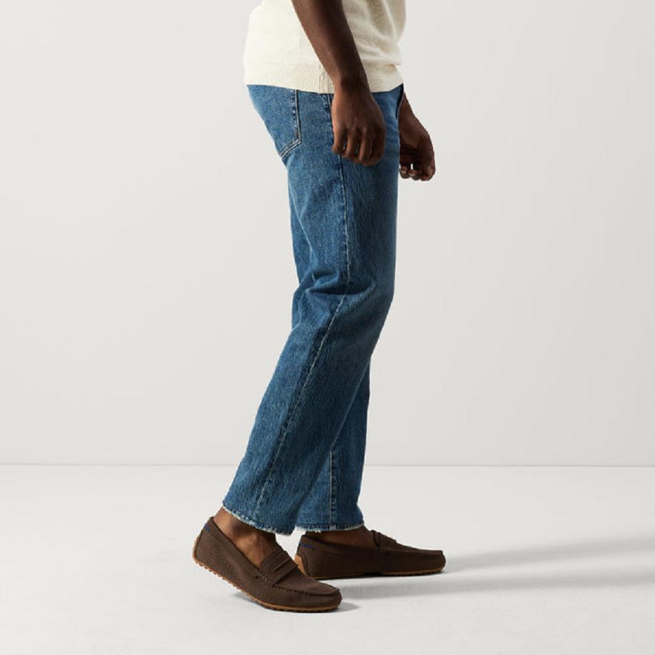 Men's Rothy's The Driving Loafers Brown | AUDYB96710