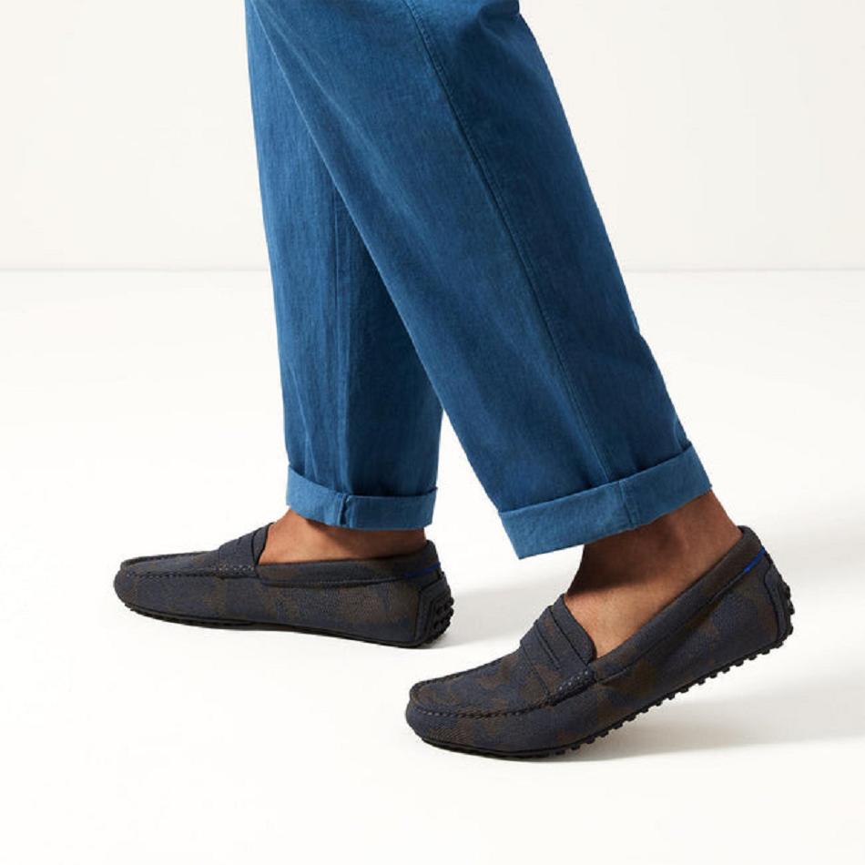 Men's Rothy's The Driving Loafers Camo | BAUSO38596