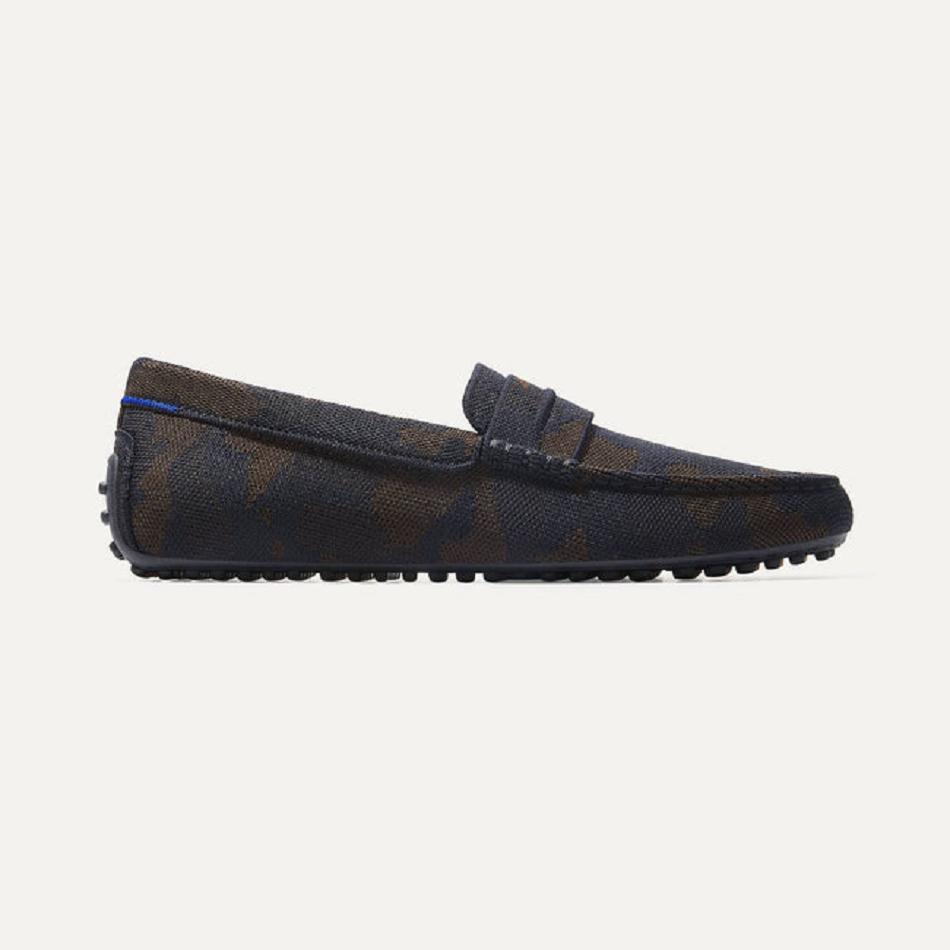 Men\'s Rothy\'s The Driving Loafers Camo | BAUSO38596
