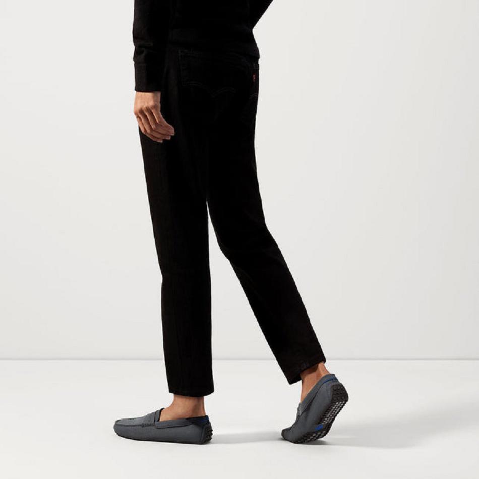 Men's Rothy's The Driving Loafers Deep Grey | MAUFT95372