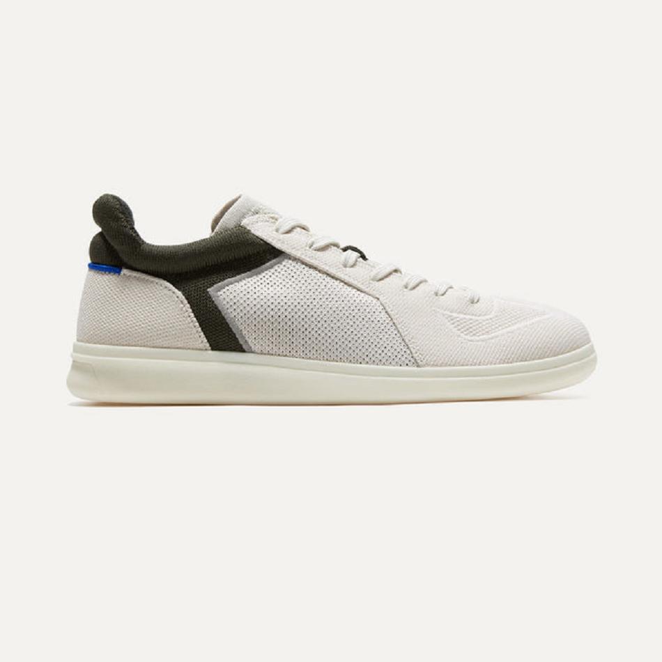 Men\'s Rothy\'s The RS01 Sneakers Green / White | YAUGT72083