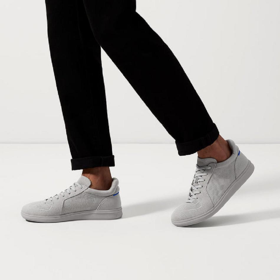 Men's Rothy's The RS01 Sneakers Grey | XAUGW91222
