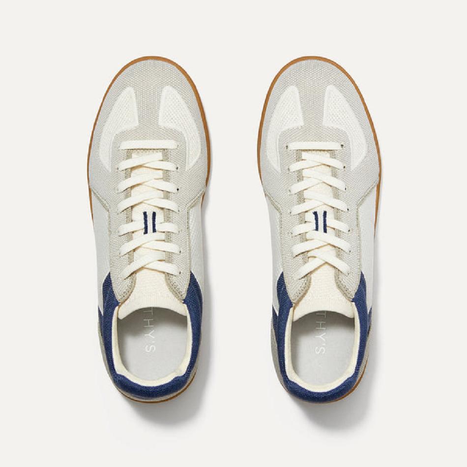 Men's Rothy's The RS01 Sneakers White | AUCIF83612