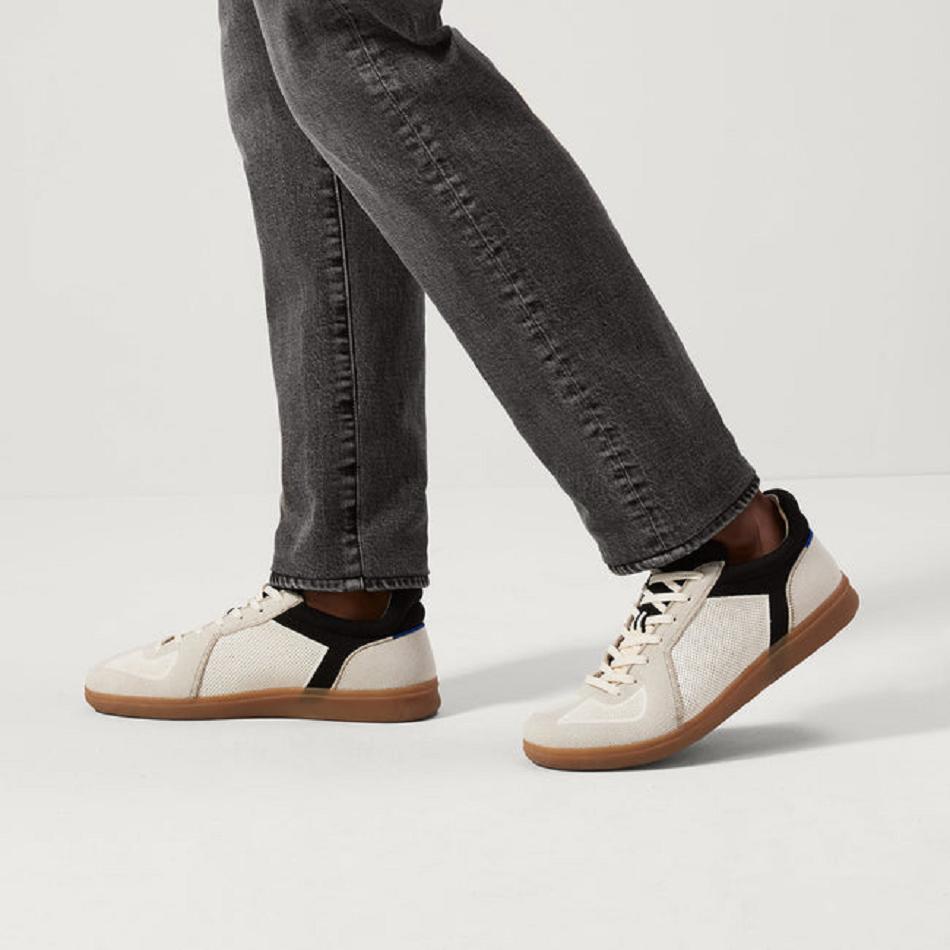 Men's Rothy's The RS01 Sneakers White | AUDFL55042