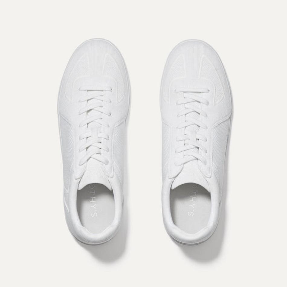 Men's Rothy's The RS01 Sneakers White | PAUER70021