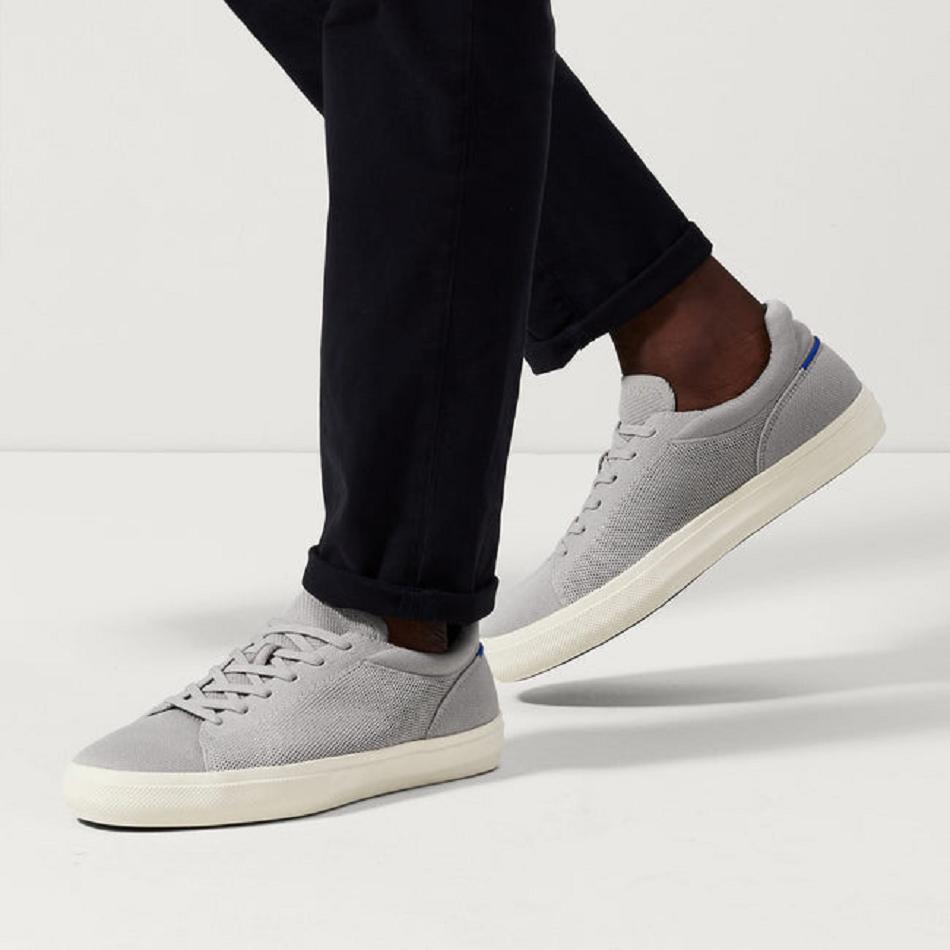 Men's Rothy's The RS02 Sneakers Grey | EAUVG24502