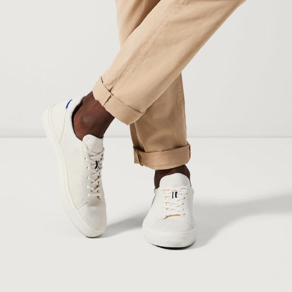 Men's Rothy's The RS02 Sneakers White | AUCIF69043
