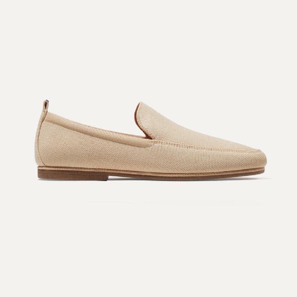 Men\'s Rothy\'s The Ravello Loafers Beige | YAUVQ64151