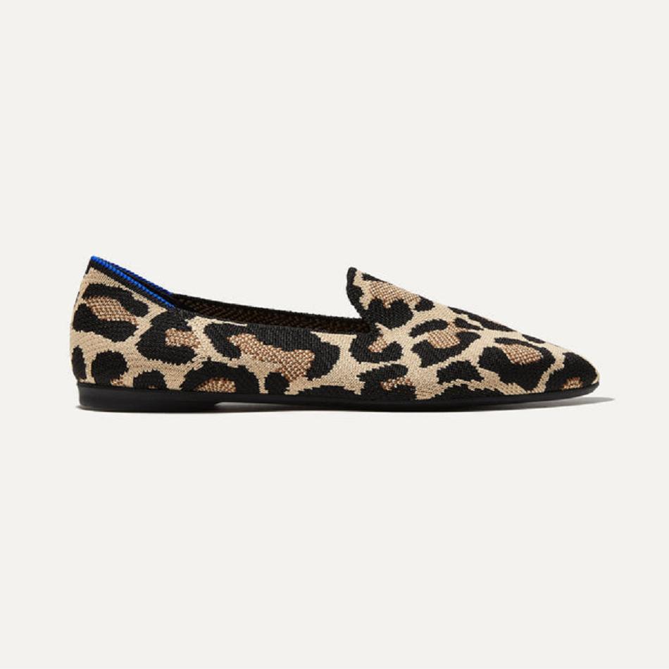 Women's Rothy's The Almond Loafer Flat Shoes Brown | AAUDF11810