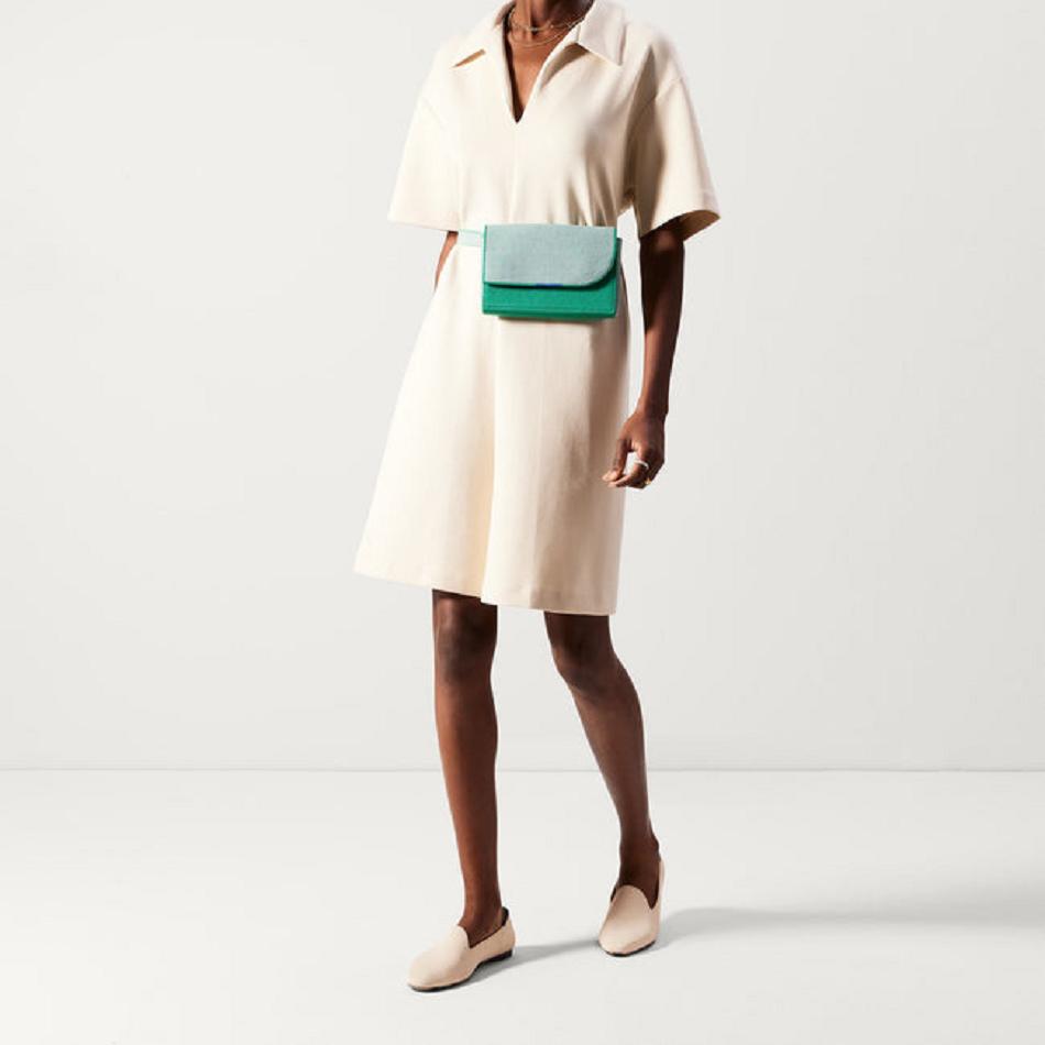 Women's Rothy's The Belt Bag Crossbody Bags Green | AUQAV85694