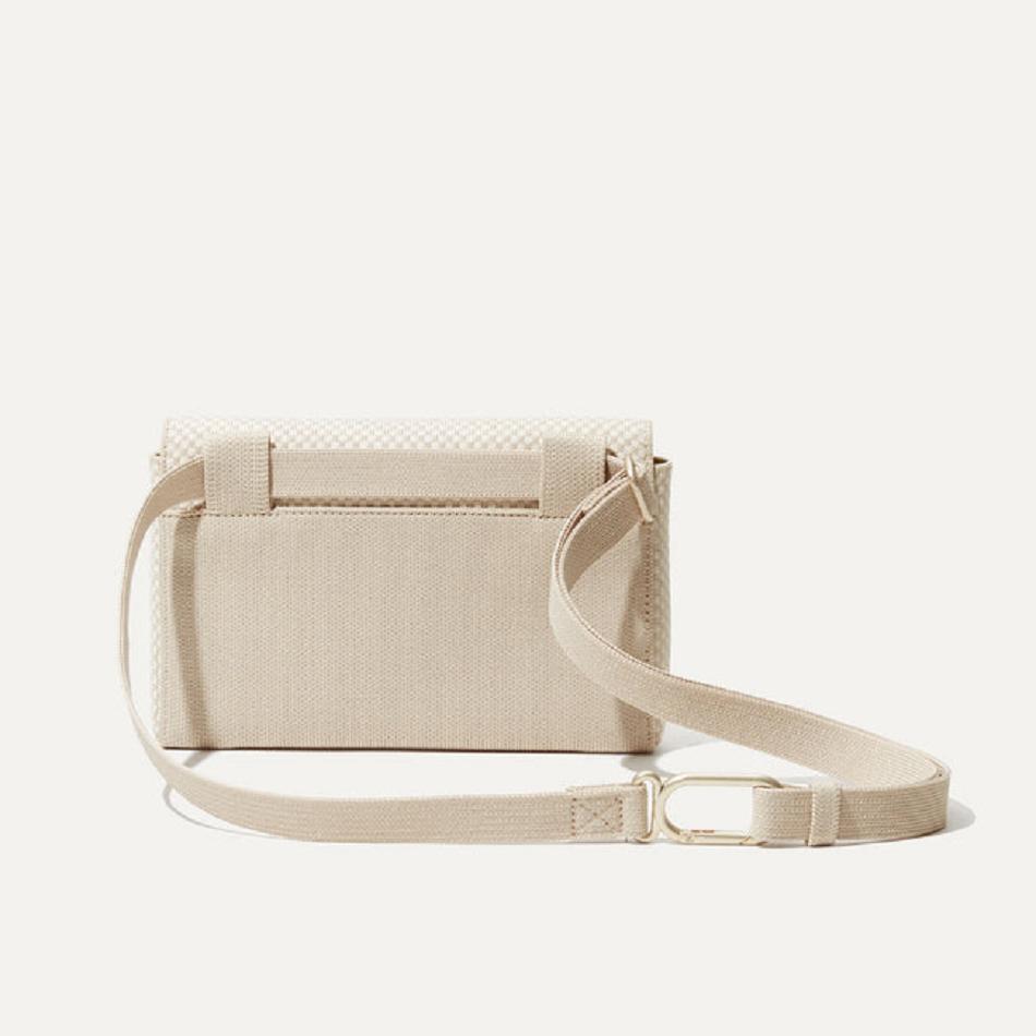 Women's Rothy's The Belt Bag Crossbody Bags White | EAUVG79407