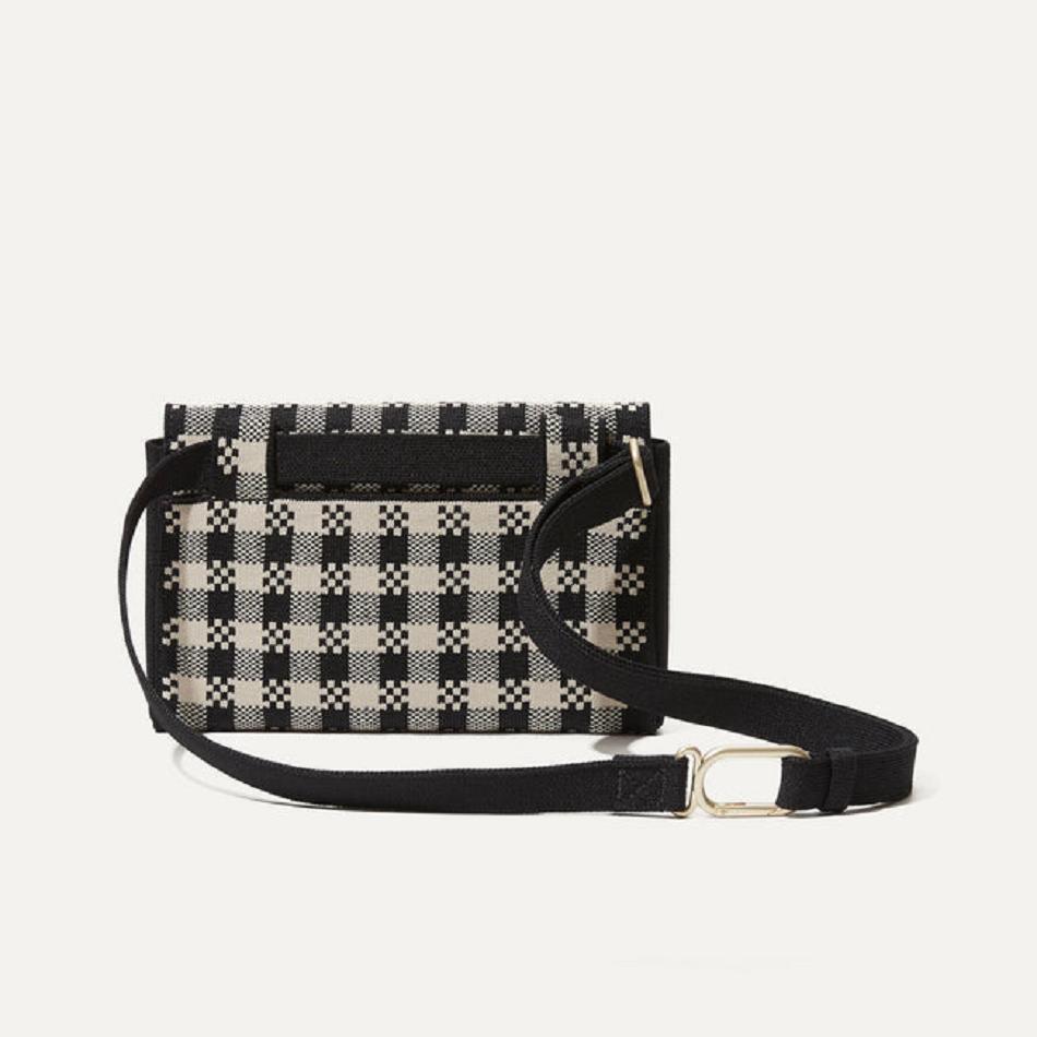 Women's Rothy's The Belt Bag Crossbody Bags Black | FAUHY38666