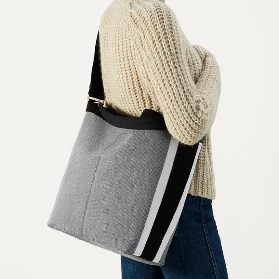 Women's Rothy's The Bucket Bag Handbag Grey | AUJKU13945