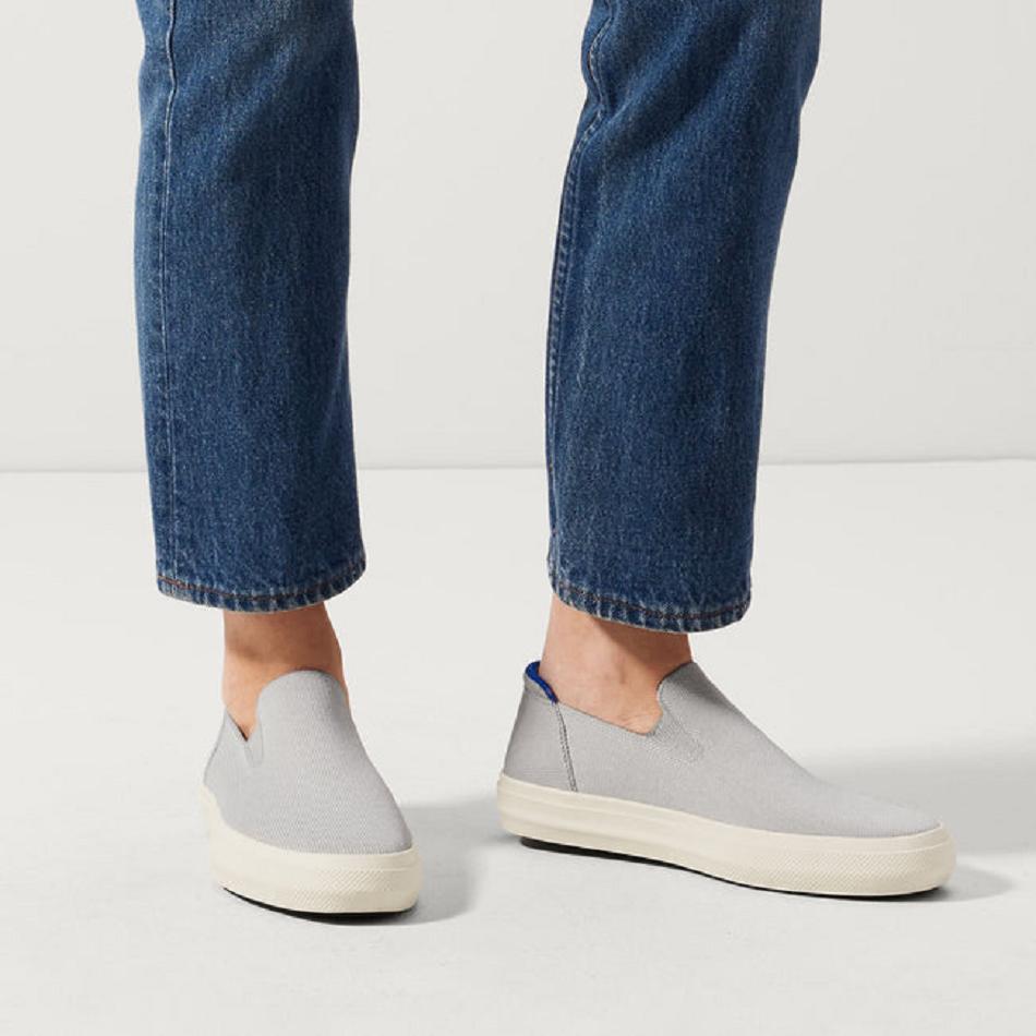 Women's Rothy's The City Slip On Sneakers Grey | UAUND58326
