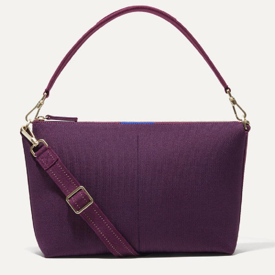Women\'s Rothy\'s The Daily Crossbody Crossbody Bags Purple | YAUVQ47131