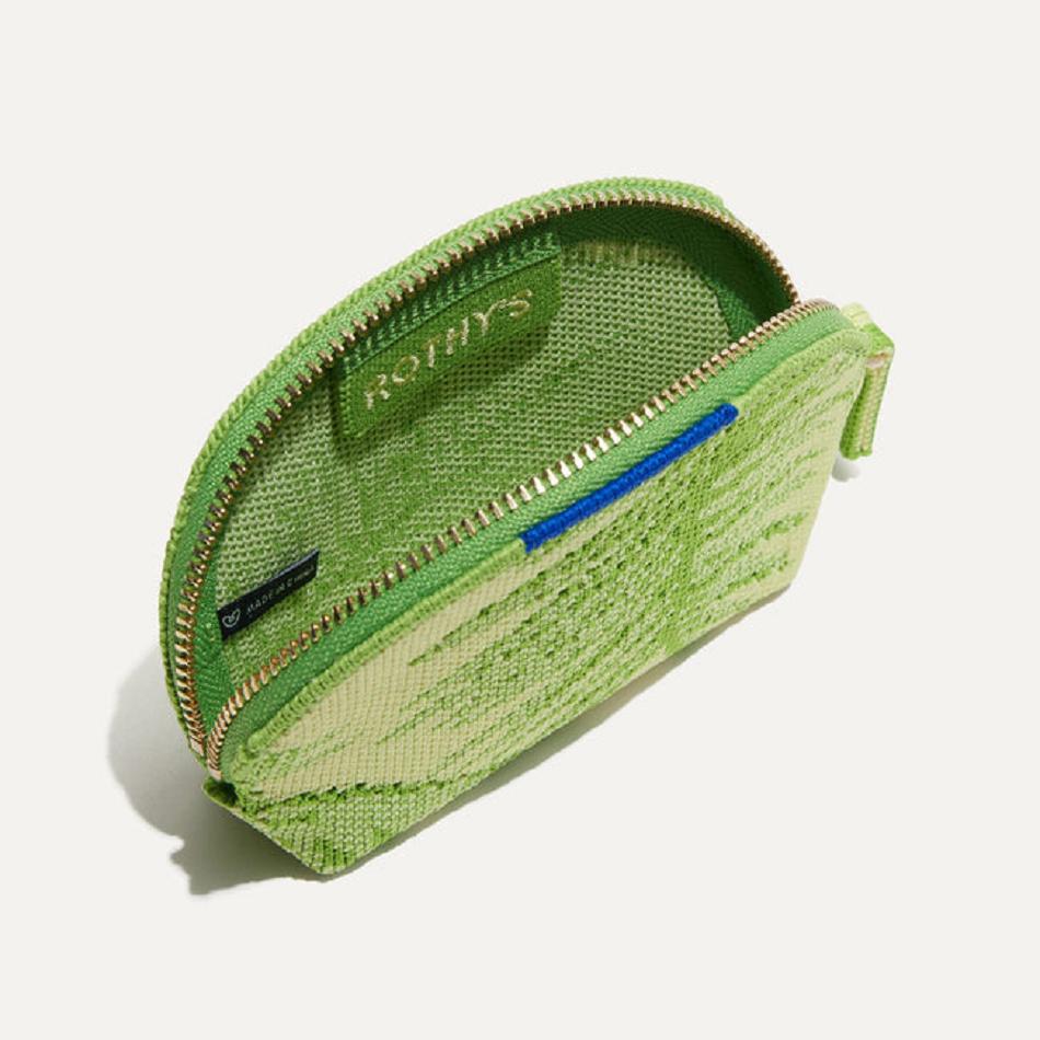 Women's Rothy's The Demi Pouch Wallets Green | GAUUC36291