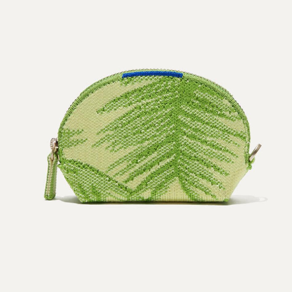 Women\'s Rothy\'s The Demi Pouch Wallets Green | GAUUC36291