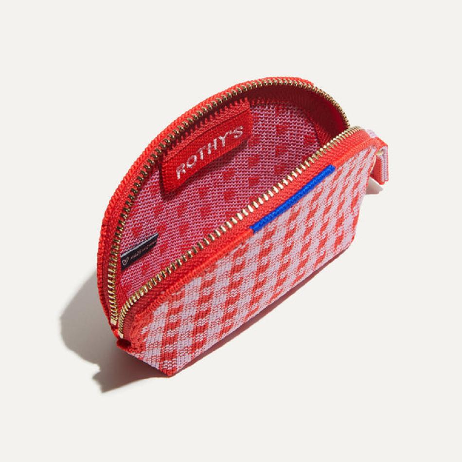 Women's Rothy's The Demi Pouch Wallets Red | TAUWZ39543