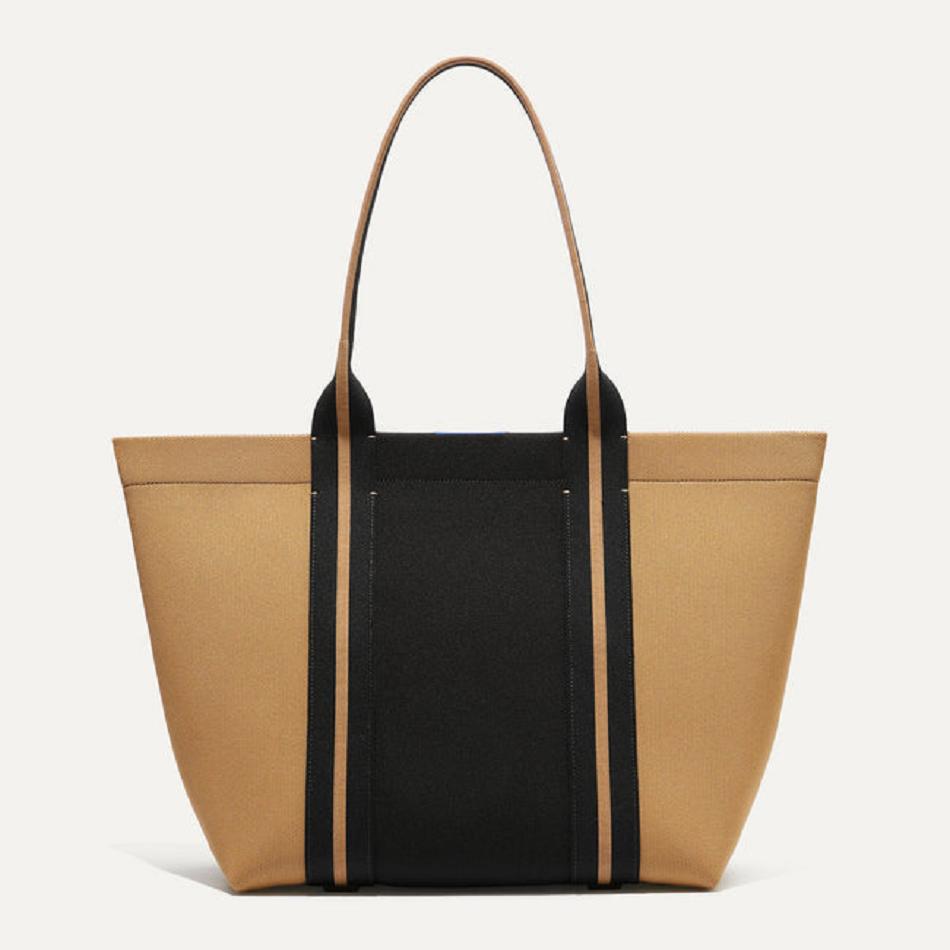 Women\'s Rothy\'s The Essential Tote Bags Brown / Black | AAUWC92332