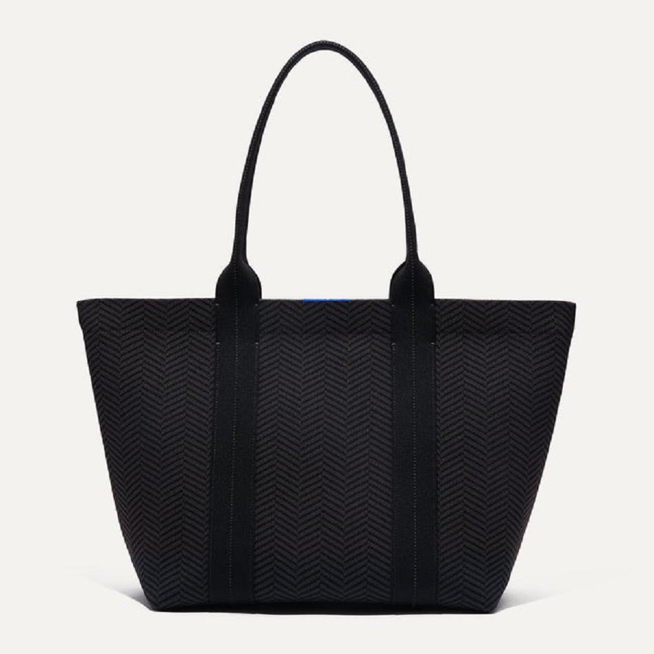 Women\'s Rothy\'s The Essential Tote Bags Black | FAUUI33554