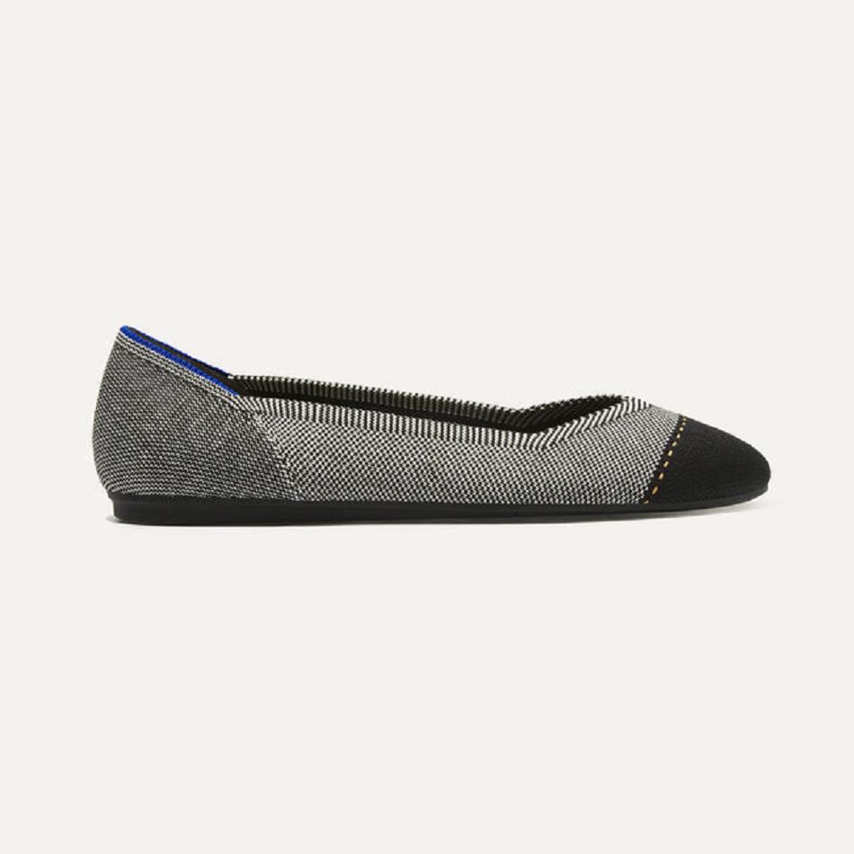 Women's Rothy's The Flat Flat Shoes Grey | AUNZX48528