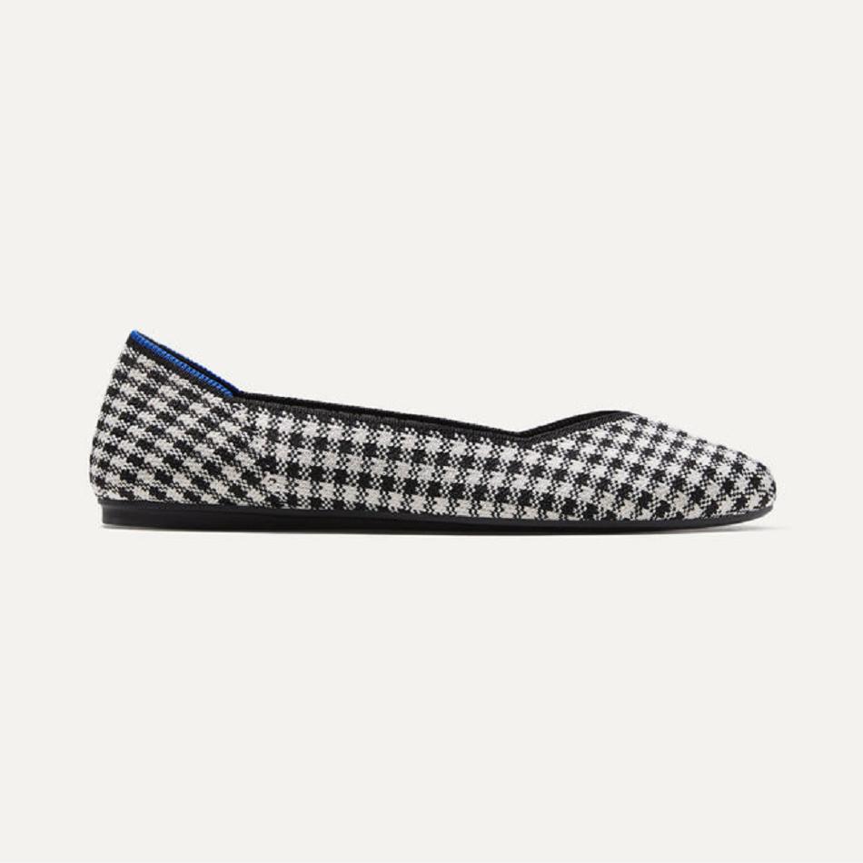 Women's Rothy's The Flat Flat Shoes Grey | LAUSX42705