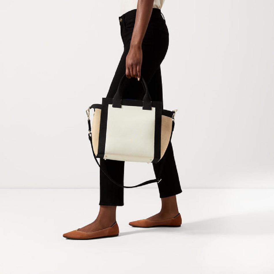 Women's Rothy's The Handbag Handbag White | AUDFL59860