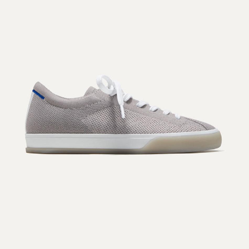 Women\'s Rothy\'s The Lace Up Sneakers Grey | AUICD39321