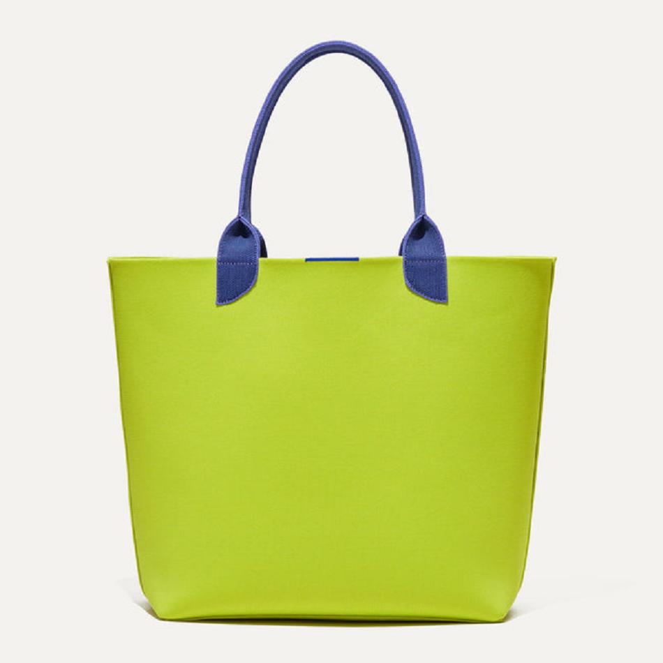 Women's Rothy's The Lightweight Tote Bags Blue / Yellow | BAUSO56631