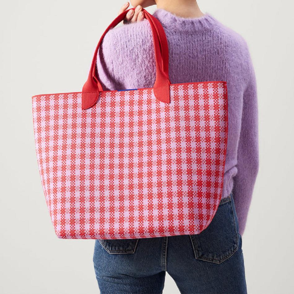 Women's Rothy's The Lightweight Tote Bags Red | EAUVG26666