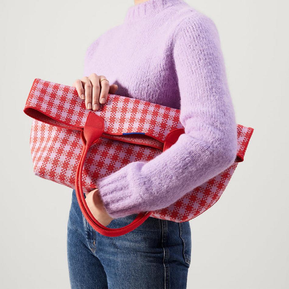 Women's Rothy's The Lightweight Tote Bags Red | EAUVG26666