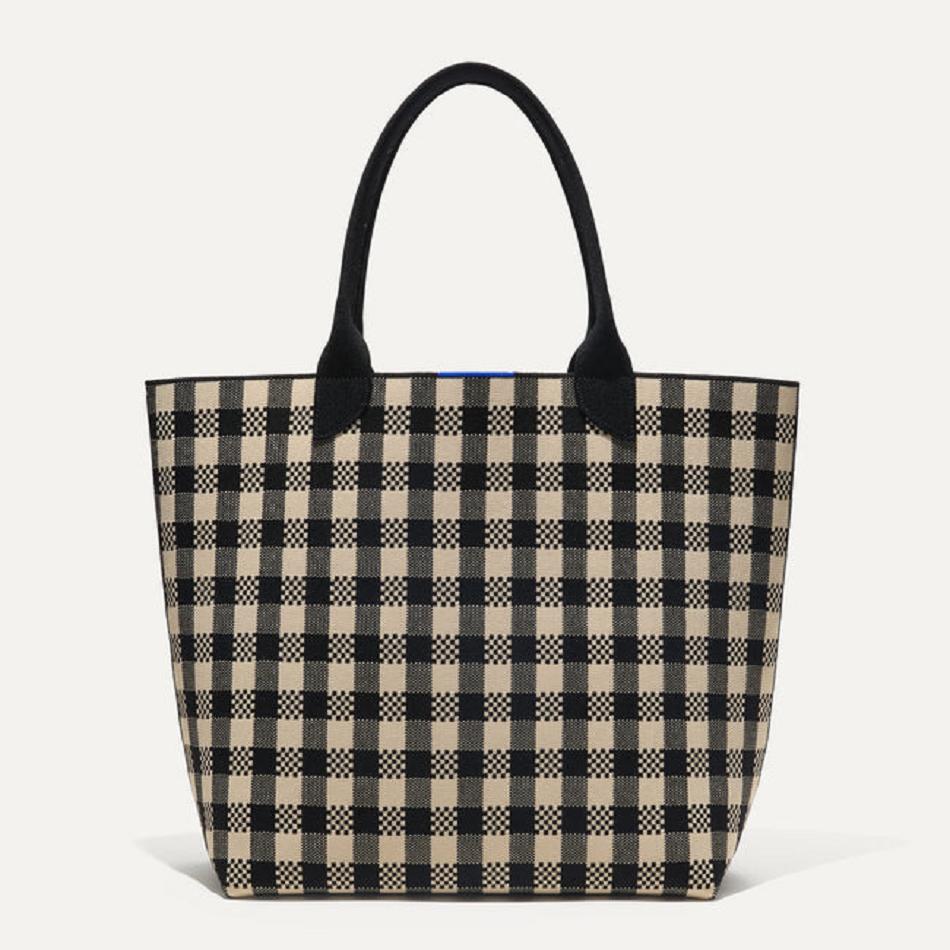 Women\'s Rothy\'s The Lightweight Tote Bags Black | YAUGT89471