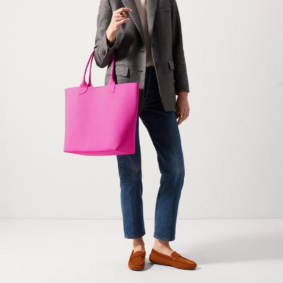 Women's Rothy's The Lightweight Tote Bags Pink | YAUVQ89326