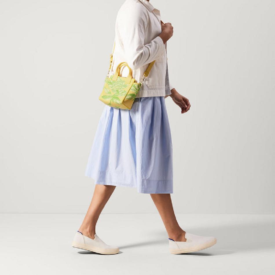 Women's Rothy's The Mini Handbag Crossbody Bags Yellow / Green | AUQAV69530