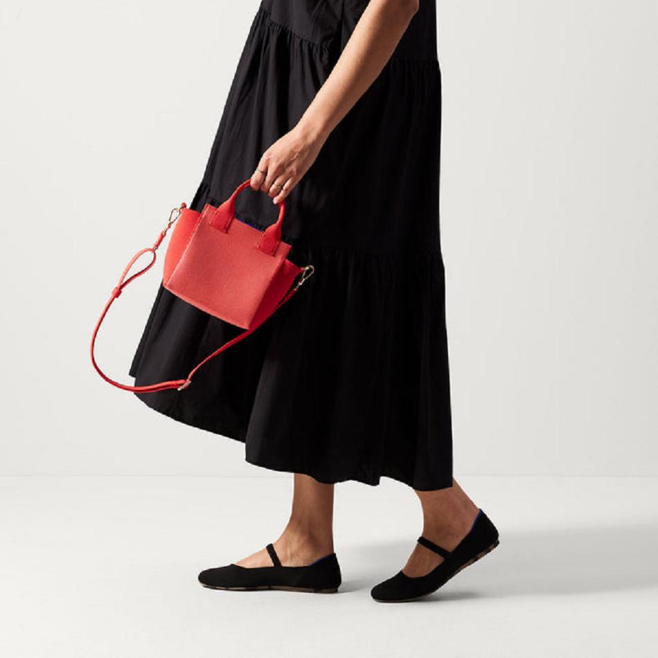 Women's Rothy's The Mini Handbag Crossbody Bags Red | TAUPQ14610