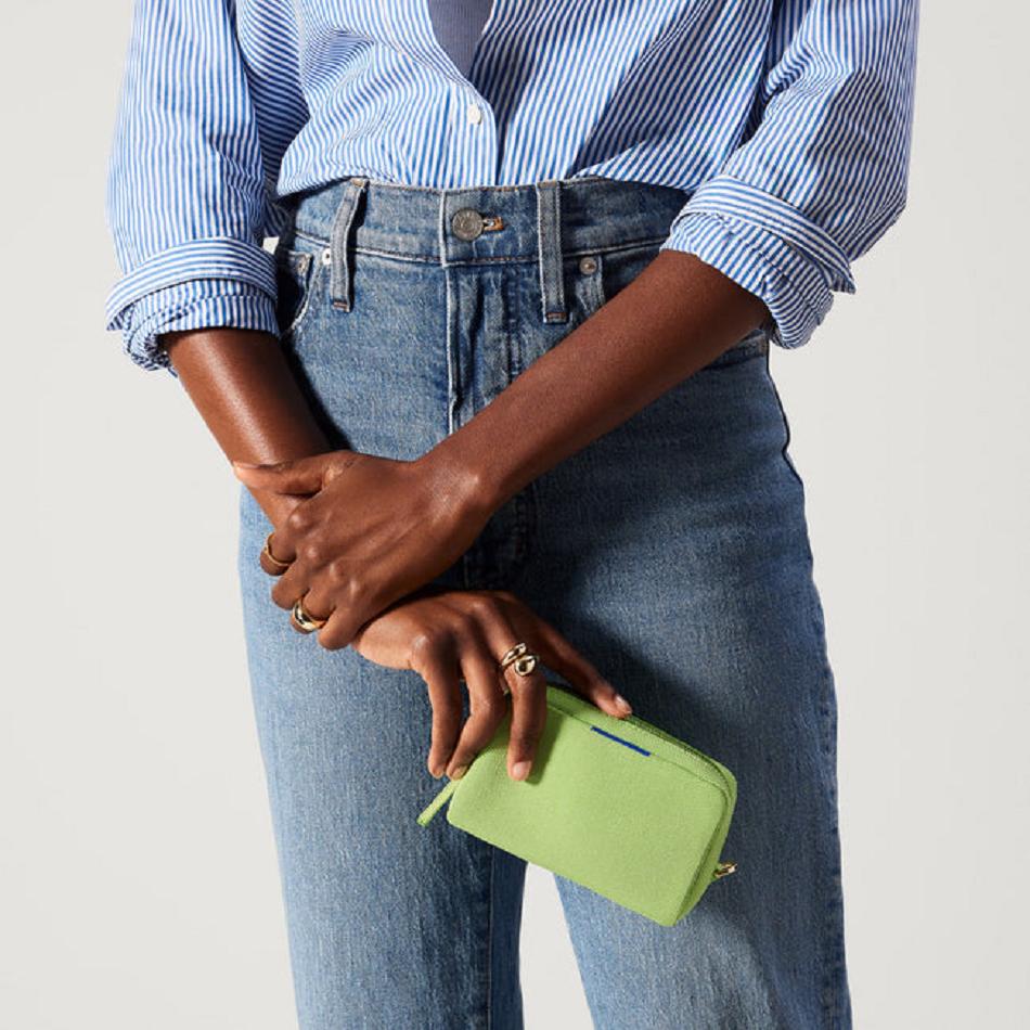 Women's Rothy's The Mini Universal Pouch Wallets Light Green | AUEGJ53903