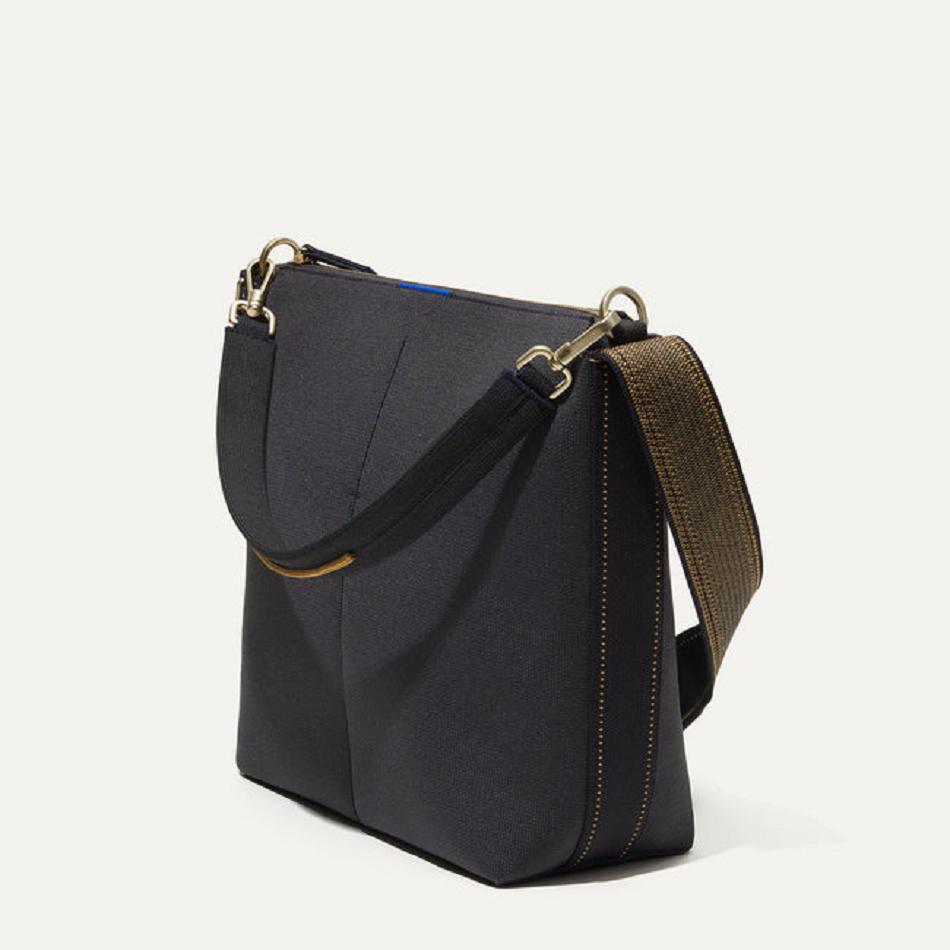Women's Rothy's The Mini Zip Bucket Handbag Black | AUJVR33653