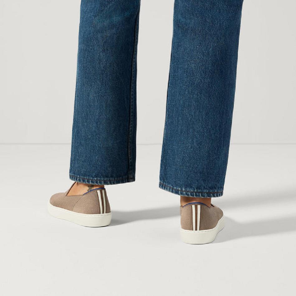 Women's Rothy's The Original Slip On Sneakers Beige | AUIIZ16021