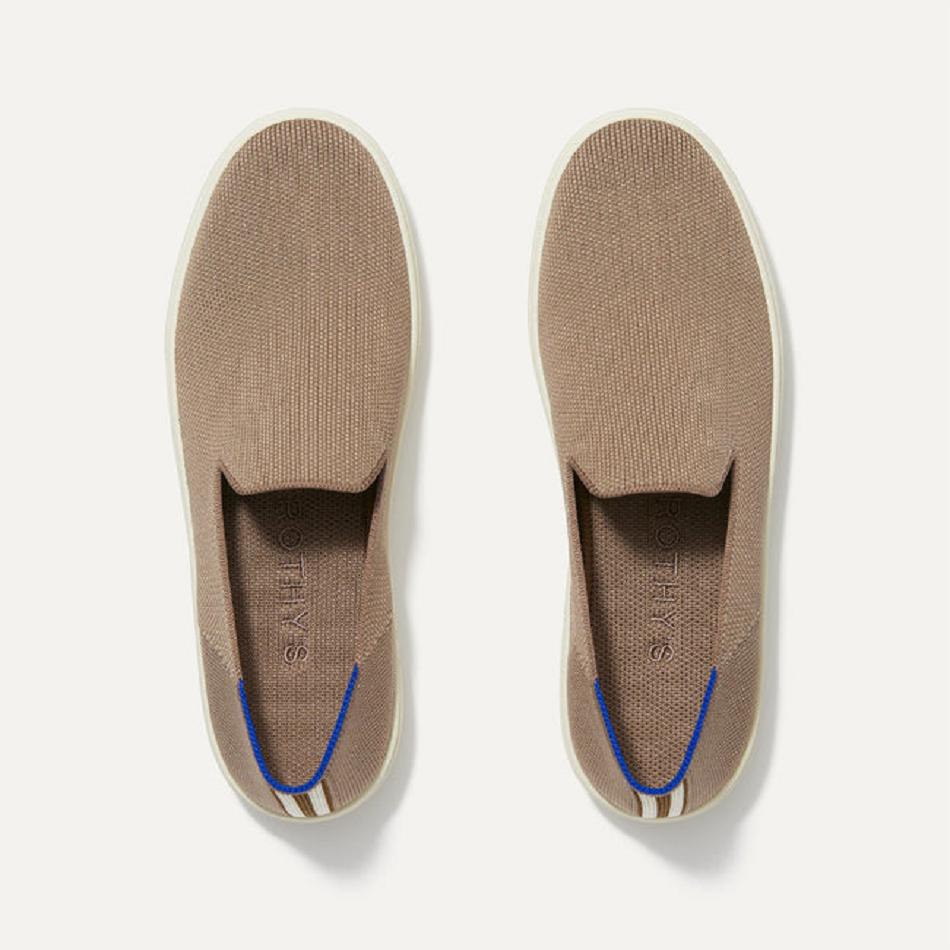 Women's Rothy's The Original Slip On Sneakers Beige | AUIIZ16021
