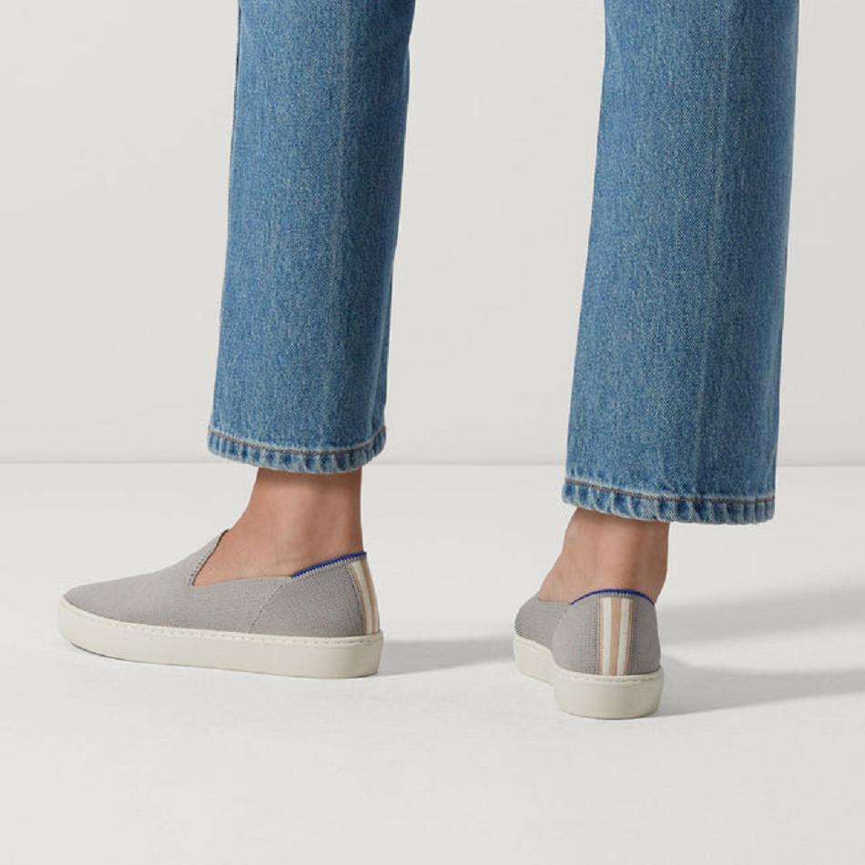 Women's Rothy's The Original Slip On Sneakers Grey | AUNZX35229