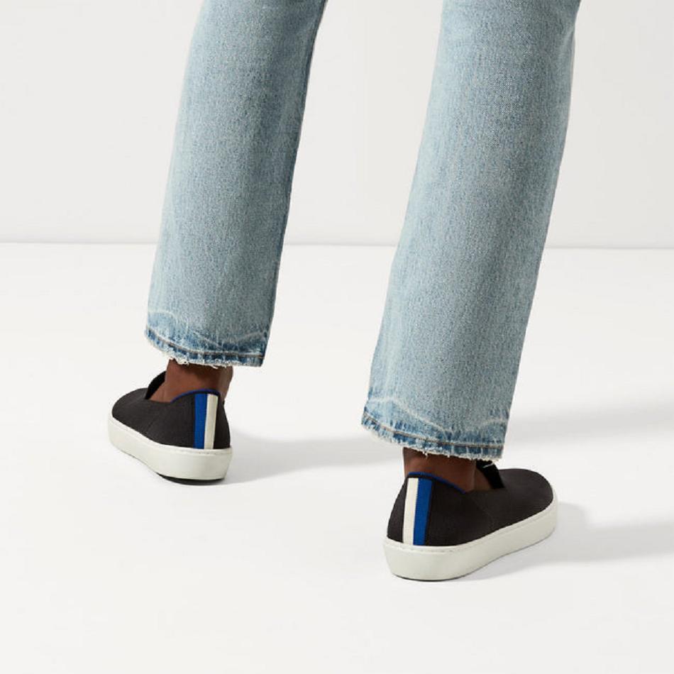 Women's Rothy's The Original Slip On Sneakers Black | AUQCS93903