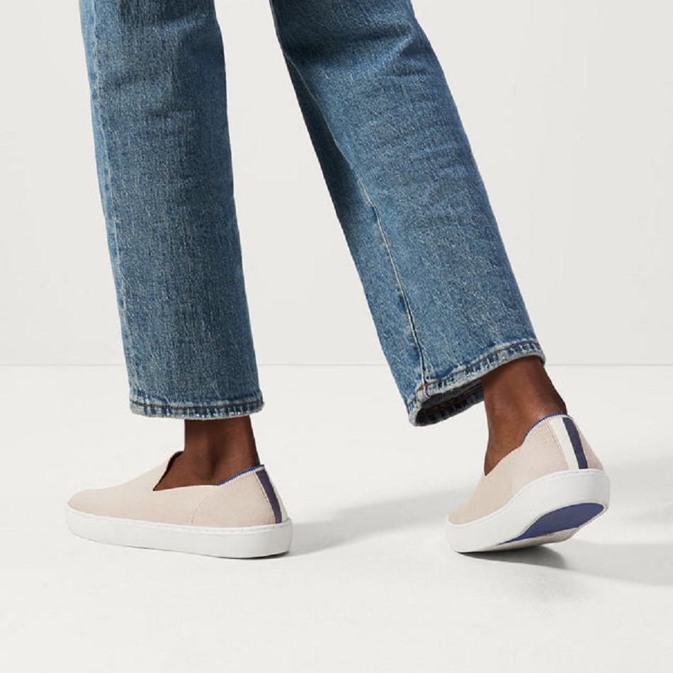 Women's Rothy's The Original Slip On Sneakers Brown | AUXMI52948