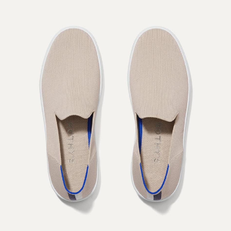Women's Rothy's The Original Slip On Sneakers Brown | AUXMI52948