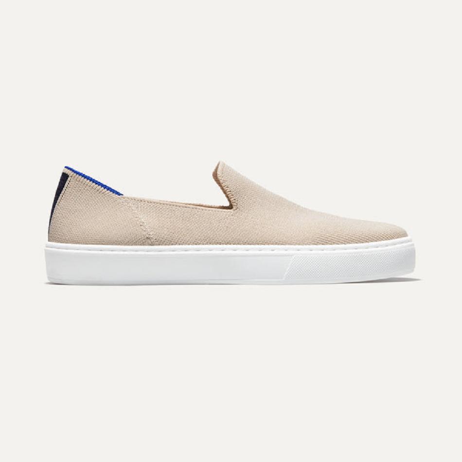 Women\'s Rothy\'s The Original Slip On Sneakers Brown | AUXMI52948