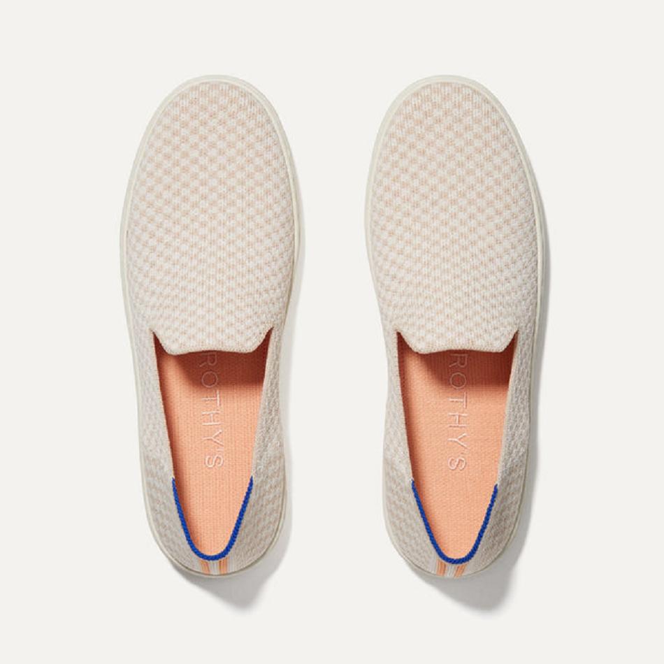 Women's Rothy's The Original Slip On Sneakers White | AUZDE30021