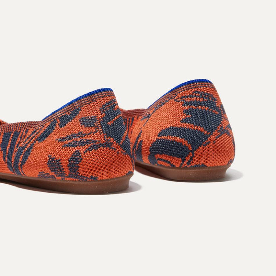 Women's Rothy's The Point Flat Shoes Brown | AUDYB14593