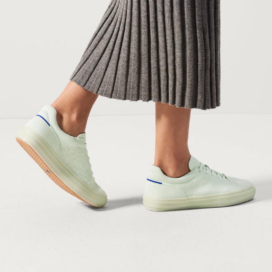 Women's Rothy's The RS02 Sneakers Turquoise | QAUWA62270