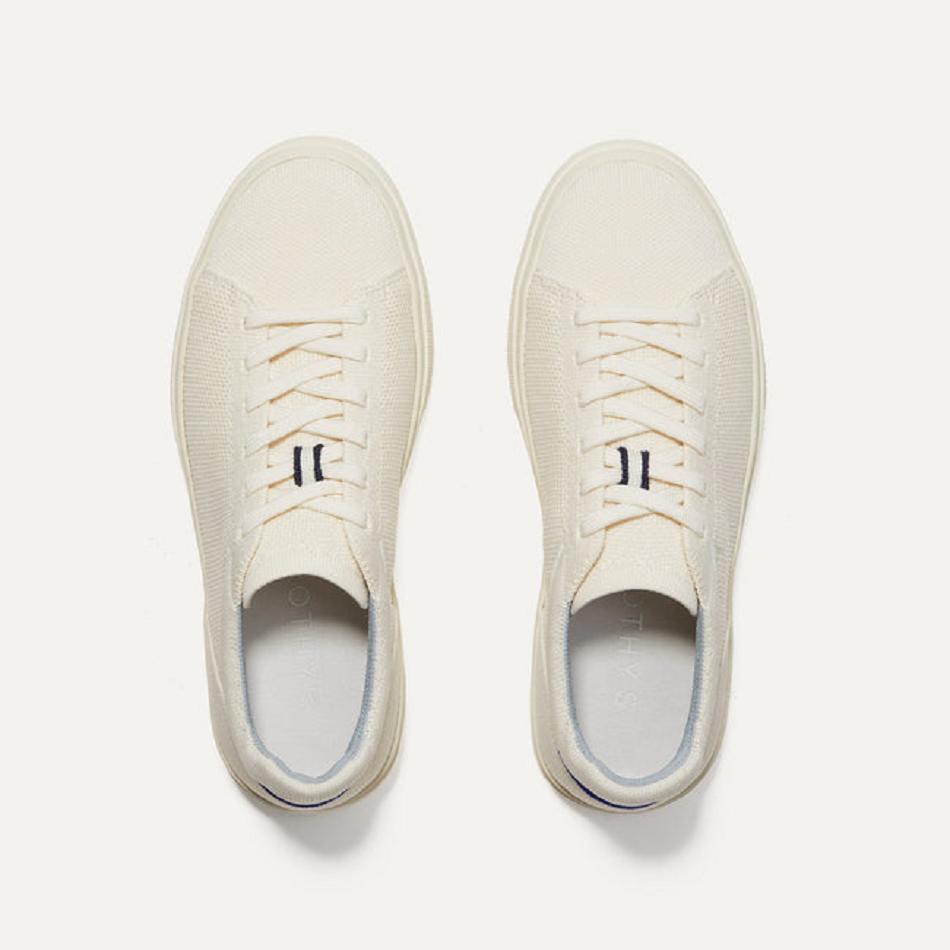 Women's Rothy's The RS02 Sneakers White | ZAUNQ54763