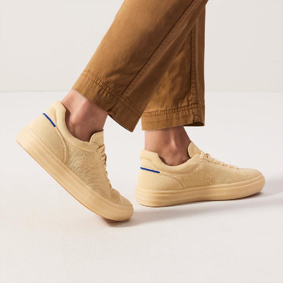 Women's Rothy's The RS02 Sneakers Yellow | AUXBR68085