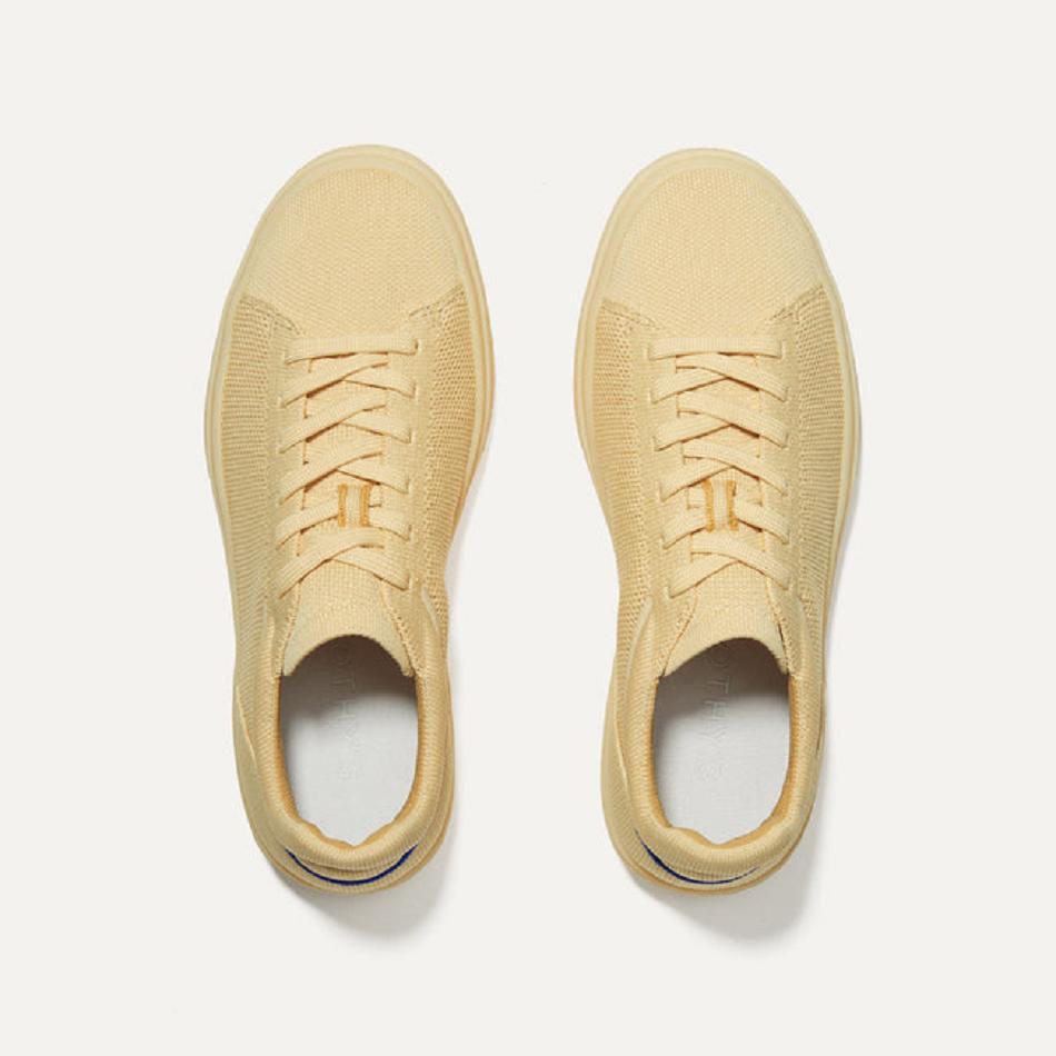 Women's Rothy's The RS02 Sneakers Yellow | AUXBR68085
